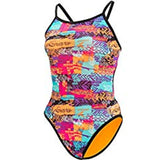 Dolfin - Bellas Cancun Reversible String Back One Piece Swimsuit