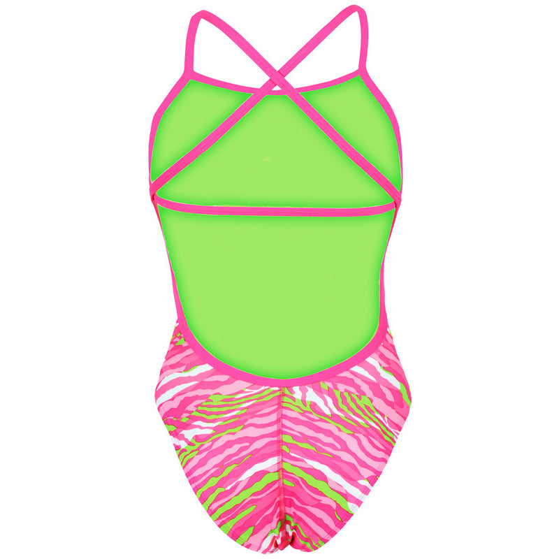 Dolfin Bellas Prowler Pink Cross Back Swimsuit Aqua Swim Supplies
