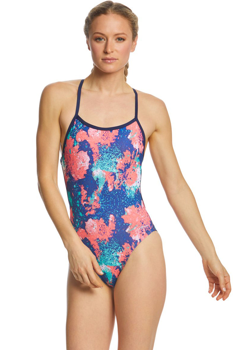 Dolfin - Bellas Spaced Out Tie Back One Piece Swimsuit