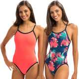 Dolfin - Bellas Spaced Out Reversible String Back One Piece Swimsuit