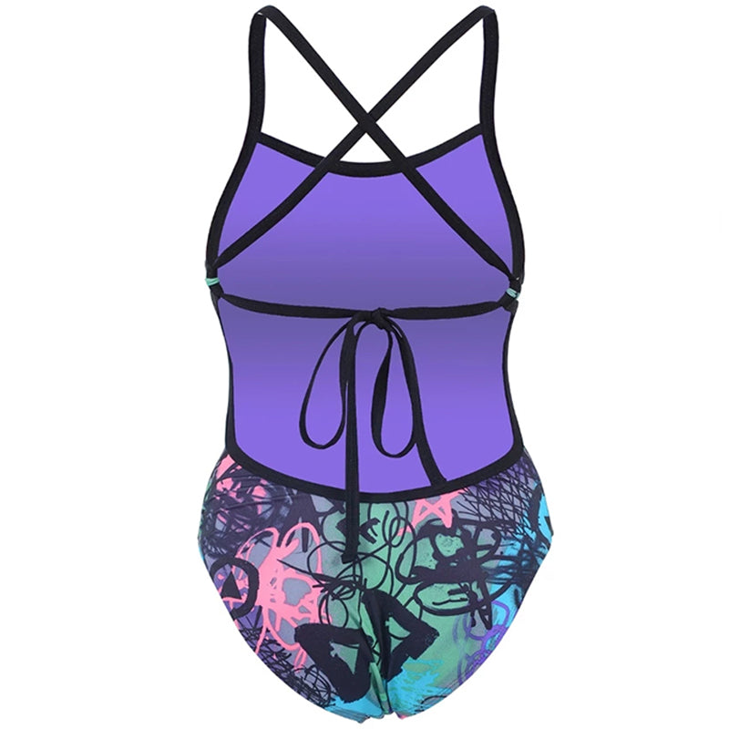 Dolfin - Bellas Urban Chic Tie Back One Piece Swimsuit