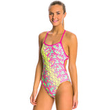 Dolfin - Bellas Ziggy Tie Back One Piece Swimsuit