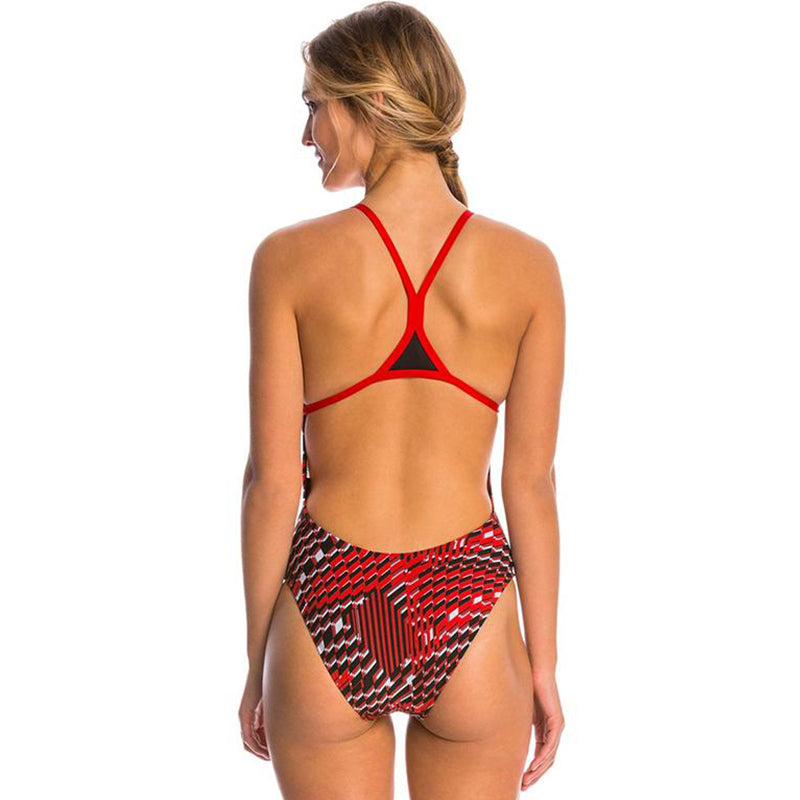 Dolfin - Poly Fusion Enzo MT Back Swimsuit - Red