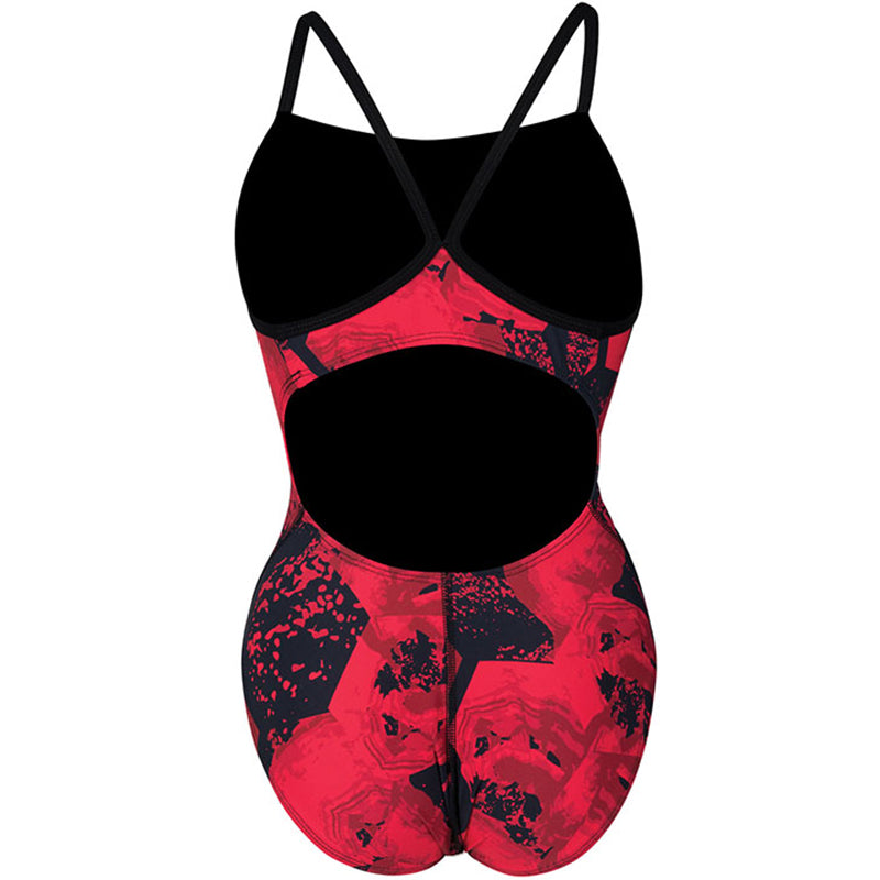 Dolfin - Graphlite Series Rogue V-Back One Piece Swimsuit (Red)