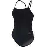 Dolfin - Graphlite Solid Black Cross Back One Piece Swimsuit