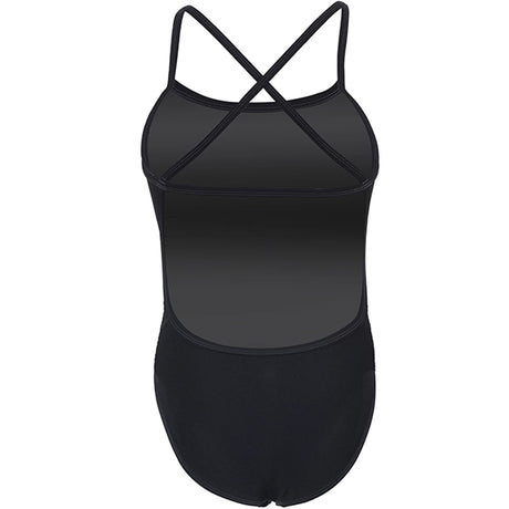 Dolfin - Graphlite Solid Black Cross Back One Piece Swimsuit