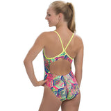 Dolfin - Reliance Hive V-Back One Piece Swimsuit (Pink)