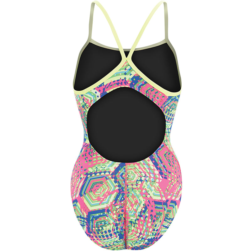 Dolfin - Reliance Hive V-Back One Piece Swimsuit (Pink)