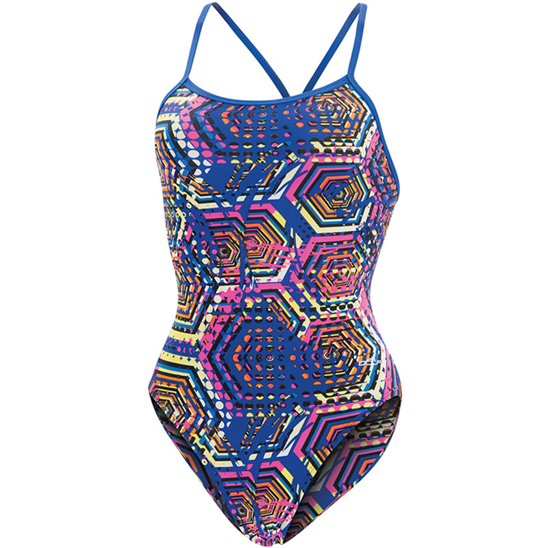 Dolfin - Reliance Hive V-Back One Piece Swimsuit (Royal)