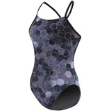 Dolfin - Hornet Cross Back One Piece Steel Swimsuit