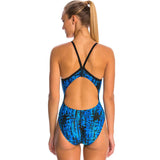 Dolfin - XtraSleek Eco Jolt V-2 Back Swimsuit - Blue
