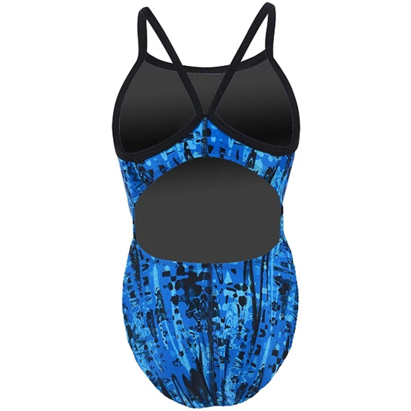 Dolfin - XtraSleek Eco Jolt V-2 Back Swimsuit - Blue