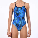 Dolfin - XtraSleek Eco Jolt V-2 Back Swimsuit - Blue