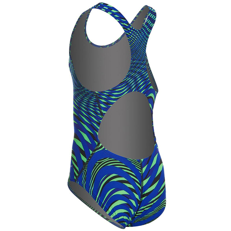 Dolfin - Poly Fusion Abyss Performance Back Swimsuit - Blue/Green