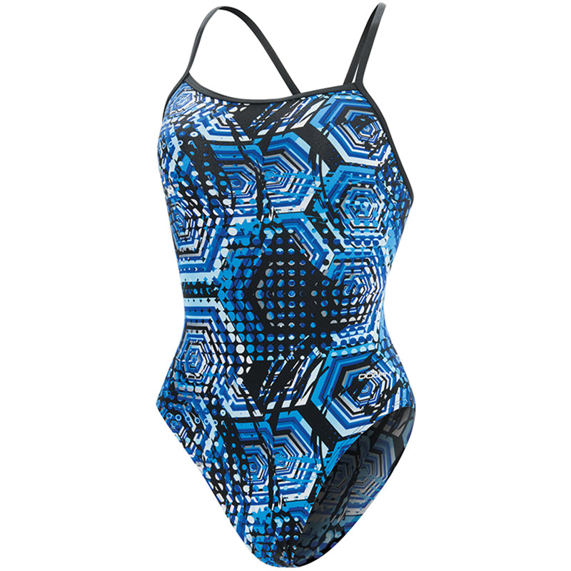 Dolfin - Reliance Hive V-Back Once Piece Swimsuit (Blue)