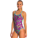 Dolfin - Element Reversible String Back One Piece Swimsuit