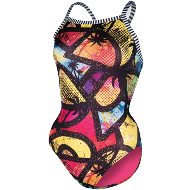 Dolfin Uglies - Beauty and the Beach V-2 Back One Piece Swimsuit