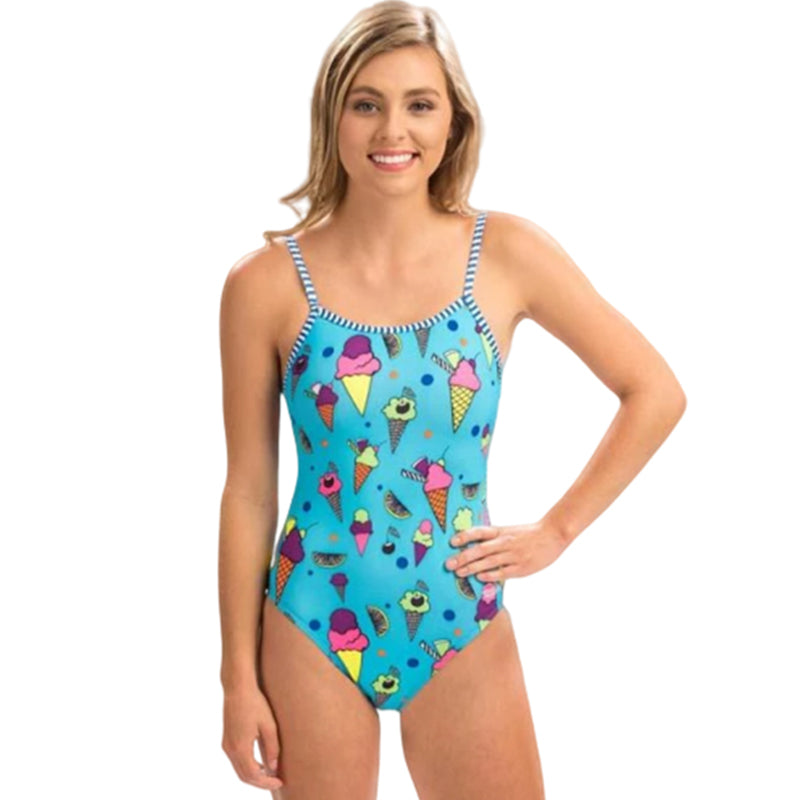 Dolfin Uglies - Cool Summer String Back One Piece Swimsuit