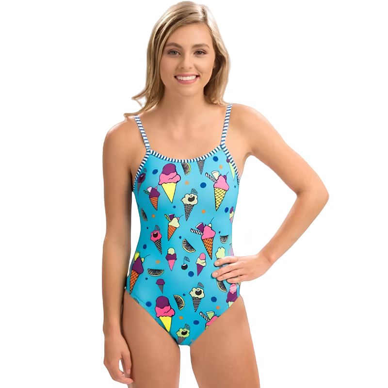 Dolfin Uglies - Cool Summer String Back One Piece Swimsuit