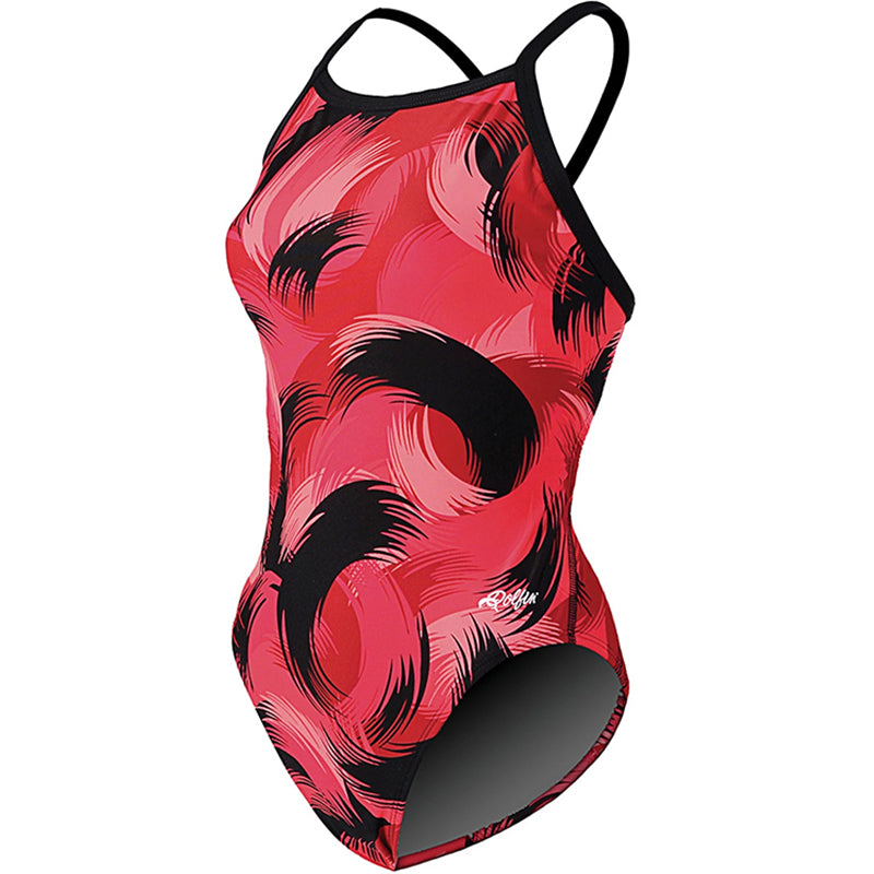 Dolfin Uglies - Graphic Print Red Cyclnc Swimsuit