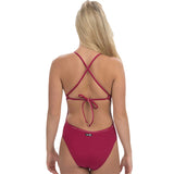 Dolfin Uglies - Revibe Sangria Tie Back One-Piece Swimsuit