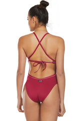 Dolfin Uglies - Revibe Sangria Tie Back One-Piece Swimsuit