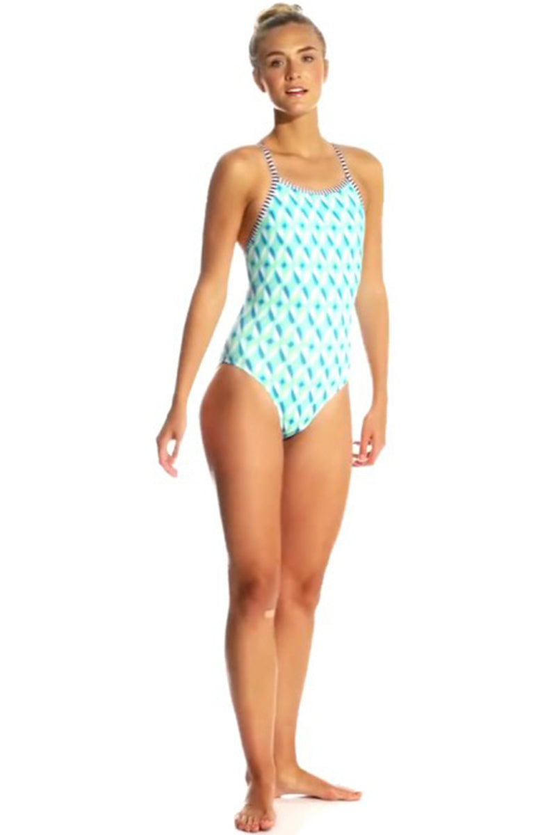 Dolfin Uglies - Tinsel V-2 Back One Piece Ladies Swimsuit