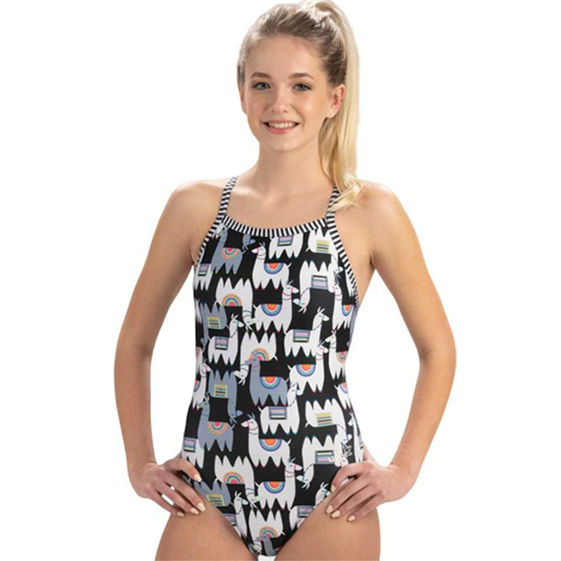 Dolfin Uglies - Alpaca Party V-2 Back One Piece Swimsuit