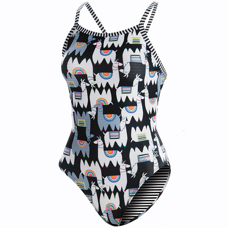 Dolfin Uglies - Alpaca Party V-2 Back One Piece Swimsuit