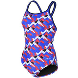 Dolfin - XtraSleek Eco Denali DBX Back Swimsuit - Red/White/Blue