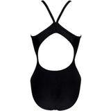 Dolfin - XtraSleek Team Solid Black V-2 Back One Piece Swimsuit
