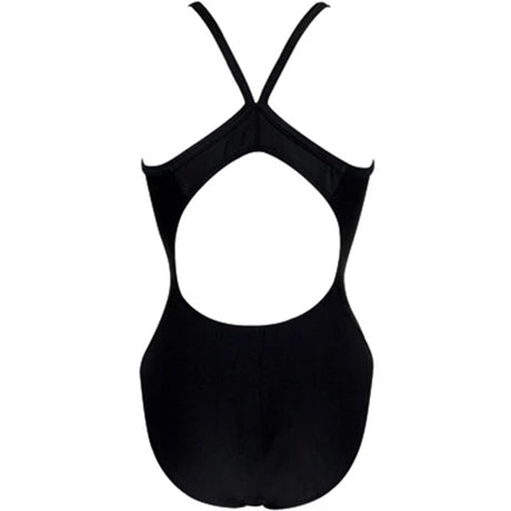 Dolfin - XtraSleek Team Solid Black V-2 Back One Piece Swimsuit