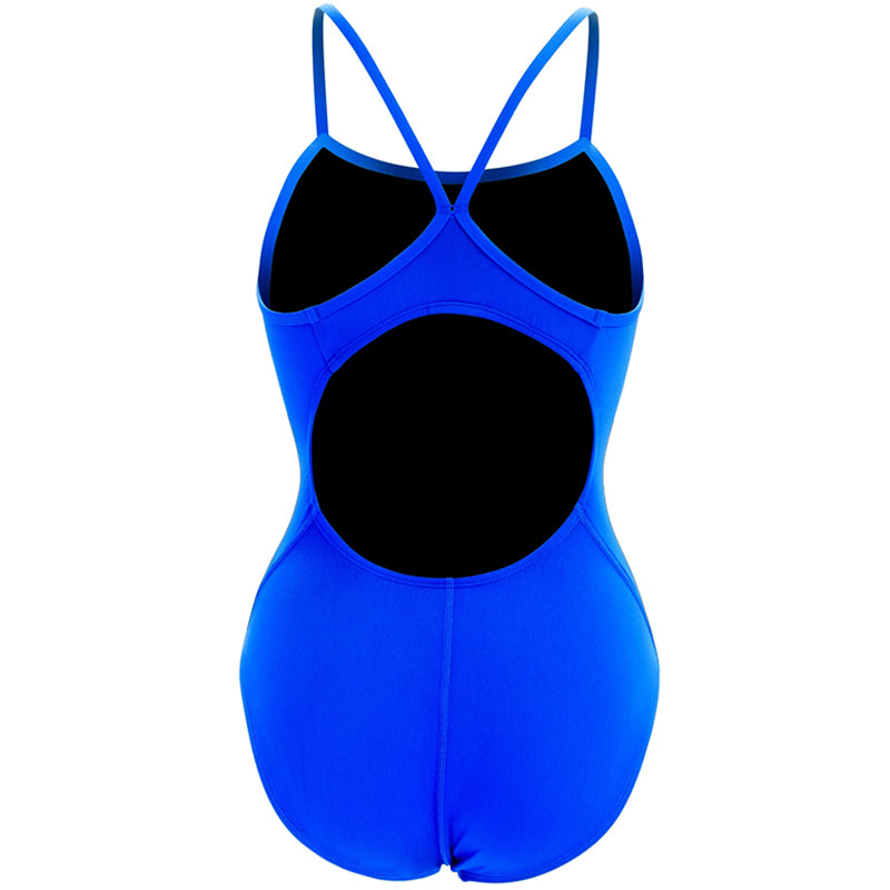 Dolfin - XtraSleek Team Solid Royal V-2 Back One Piece Swimsuit