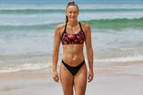 Funkita - Acacia Rose - Ladies Hold Steady Crop Top
