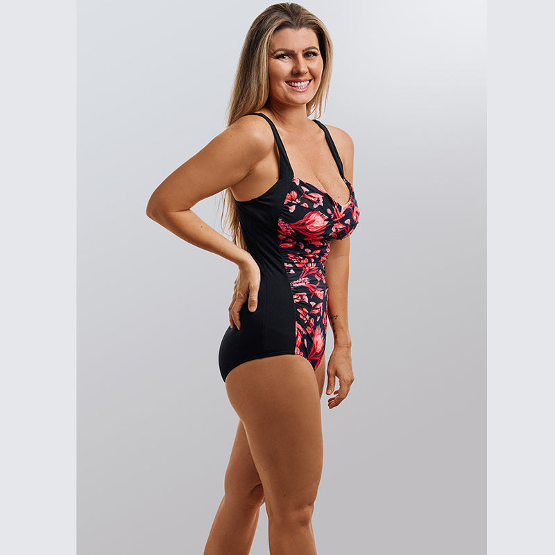 Funkita - Acacia Rose - Ladies Ruched One Piece