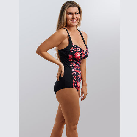 Funkita - Acacia Rose - Ladies Ruched One Piece