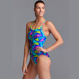 Funkita - Air Lift - Ladies Diamond Back One Piece