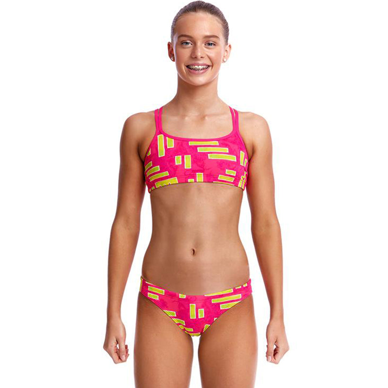 Funkita - Bar Bar - Girls Criss Cross Two Piece