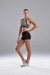 Funkita - Bar Tack - Ladies High Neck Crop Top