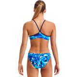 Funkita - Bashed Blue - Girls Racerback Two Piece