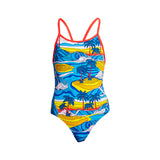 Funkita - Beach Bum - Girls Eco Diamond Back One Piece