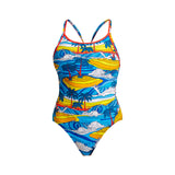 Funkita - Beach Bum - Ladies Eco Diamond Back One Piece