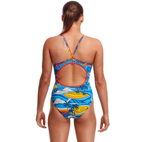 Funkita - Beach Bum - Ladies Eco Diamond Back One Piece