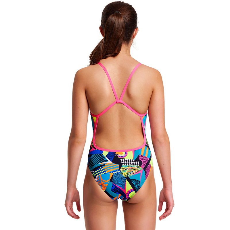 Funkita - Bel Air Beats - Girls Single Strap One Piece