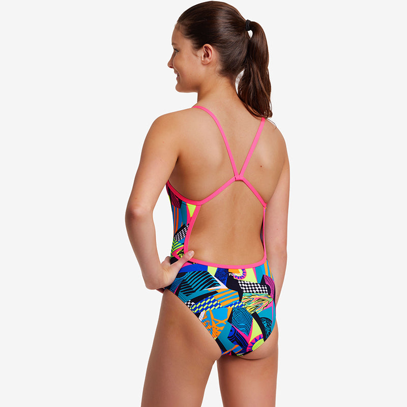 Funkita - Bel Air Beats - Girls Single Strap One Piece