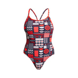 Funkita - Bento Box - Ladies Diamond Back One Piece