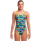 Funkita - Big Bronto - Girls Single Strap One Piece