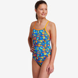 Funkita - Big Cat Bash - Girls Diamond Back One Piece