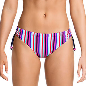 Funkita - Colour Love - Ladies Tie Detail Brief - Aqua Swim Supplies