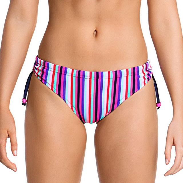 Funkita - Colour Love - Ladies Tie Detail Brief - Aqua Swim Supplies